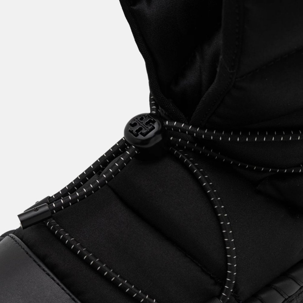Tory Burch LEATHER TRIM SHEARLING LINING Sleeping Bag Boot BOOTIES - Picture 8 of 11